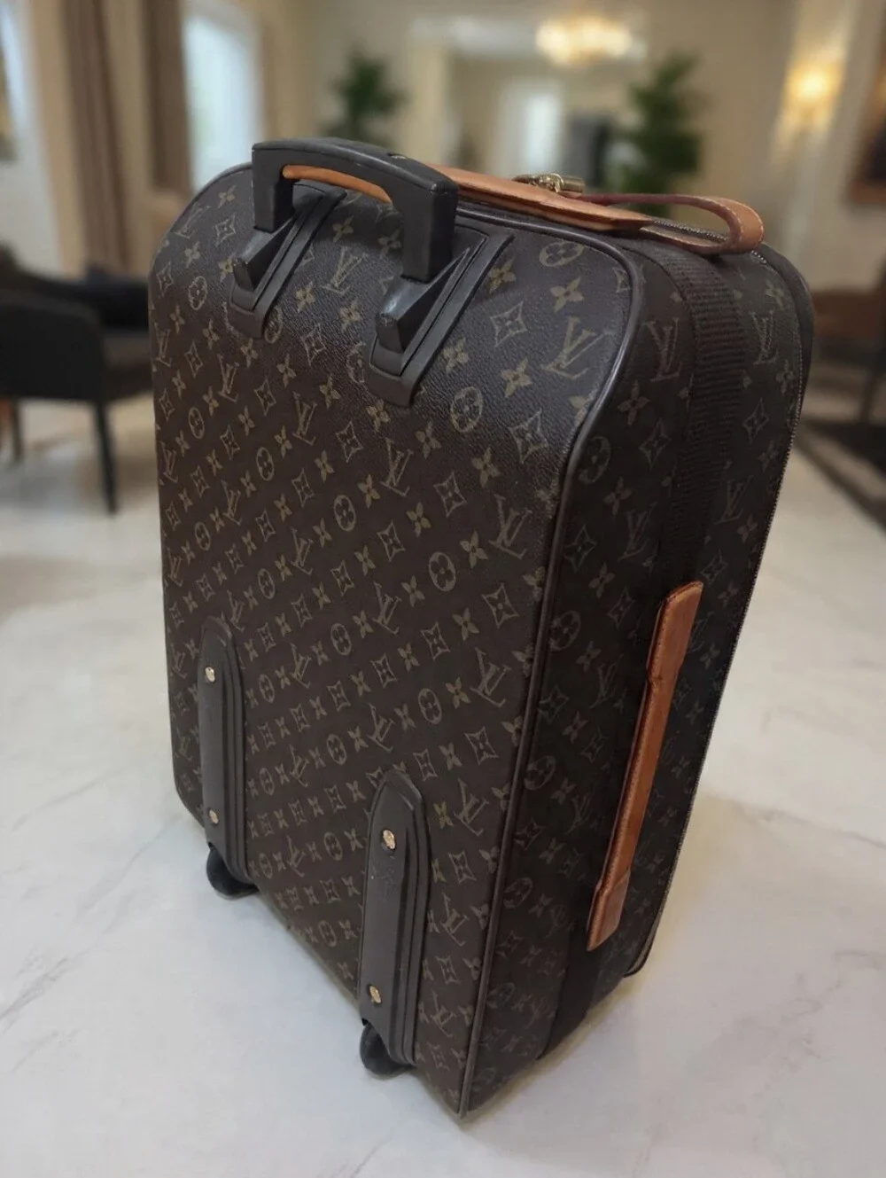 Louis Vuitton Pegase 55 Monogram Rolling Luggage Carry-On ✨️EUC✨️Tag & Lock